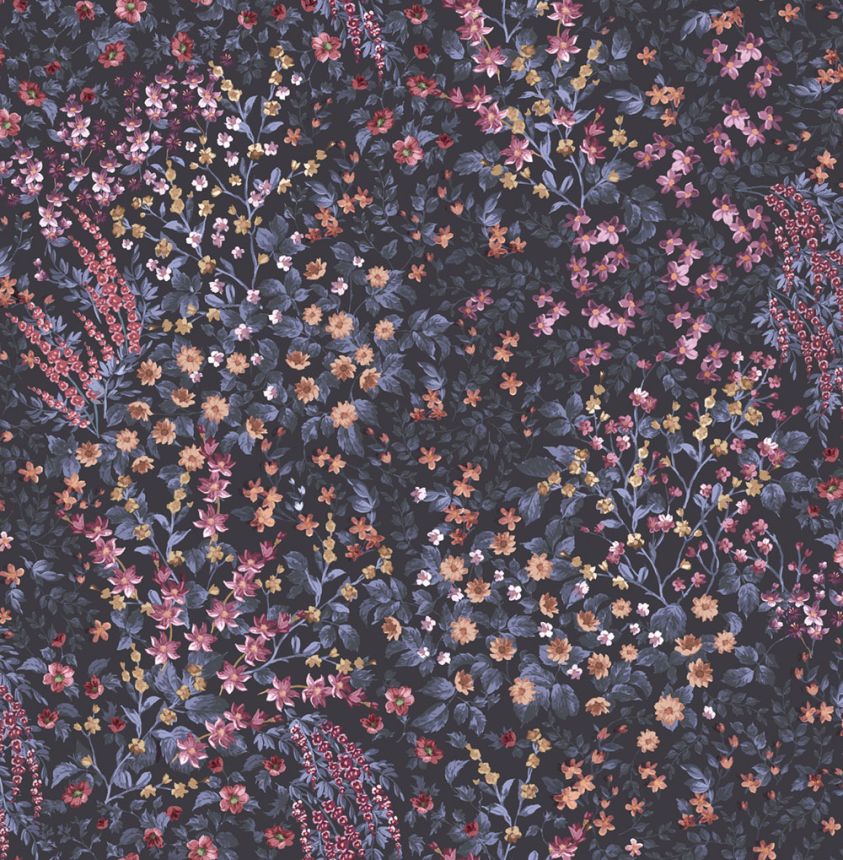 Tapeta, modrá, kvety, 142354, Allurium, Graham Brown Premium