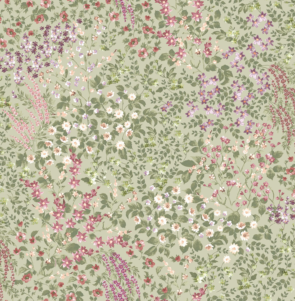 Tapeta, zelená, kvety, 142355, Allurium, Graham Brown Premium