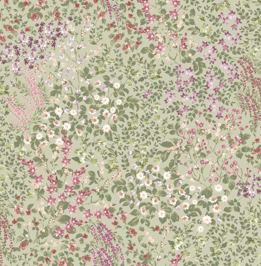 Tapeta, zelená, kvety, 142355, Allurium, Graham Brown Premium