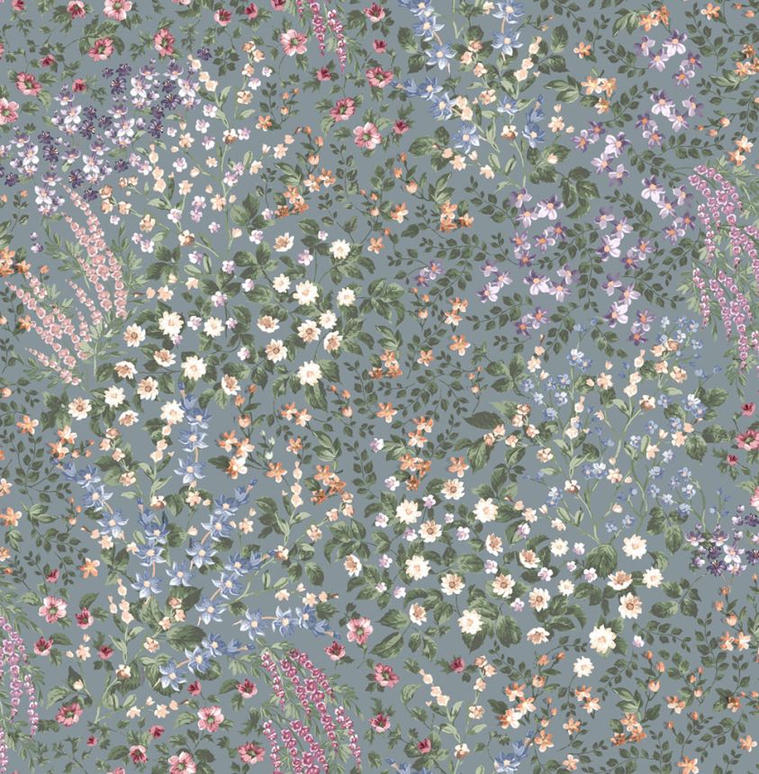 Tapeta, modrá, kvety, 142358, Allurium, Graham Brown Premium