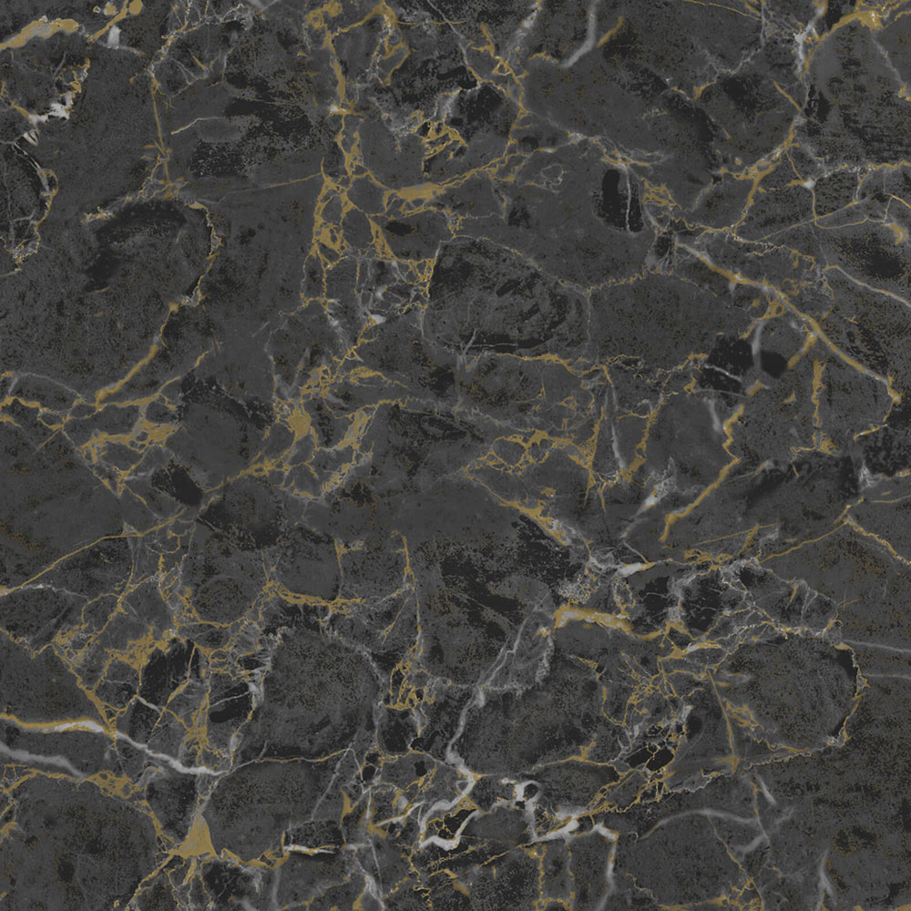 Tapeta, čierna, zlatá, imitácia luxusnej štukovej omietky, Z81002, Philipp Plein 2, Zambaiti Parati