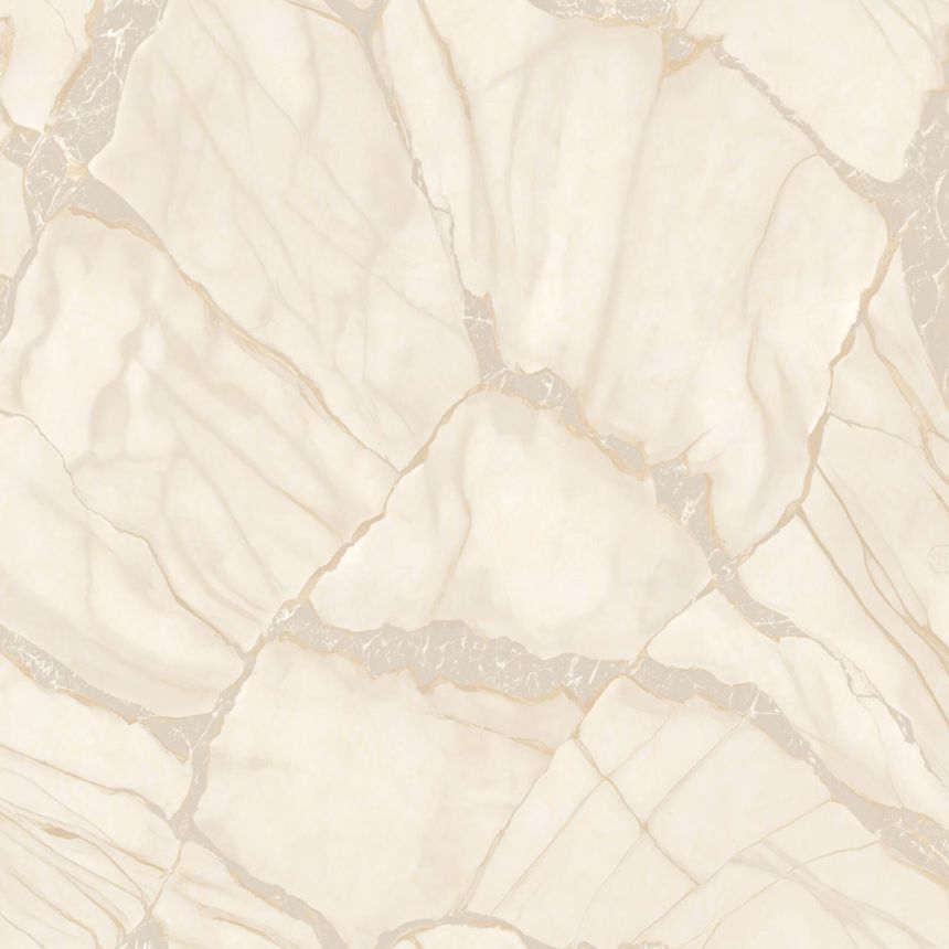 Tapeta, biela, béžová, imitácia mramoru, Z81039, Philipp Plein 2, Zambaiti Parati