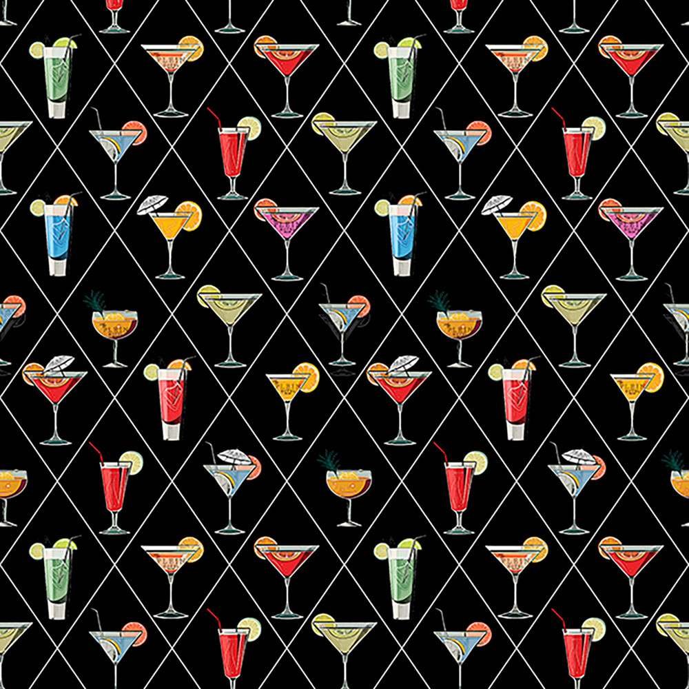 Obrazová tapeta, biela, modrá, drinky, Z81080, Philipp Plein 2, Zambaiti Parati