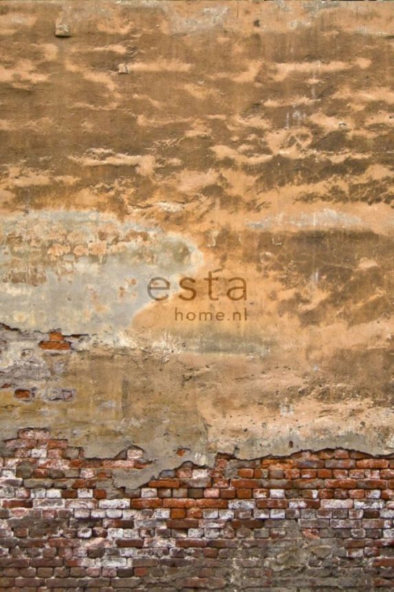 Vliesová obrazová tapeta - Ošarpaná tehlová stena 157704, 1,86 x 2,79 m, FAB, Esta