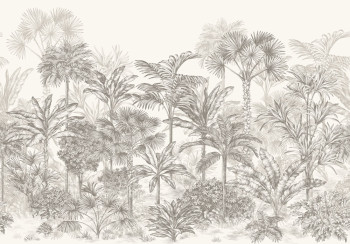 Vliesová obrazová tapeta s vinylom, Palmy, 300410 DX, 400x280cm, Grand Safari, BN Walls