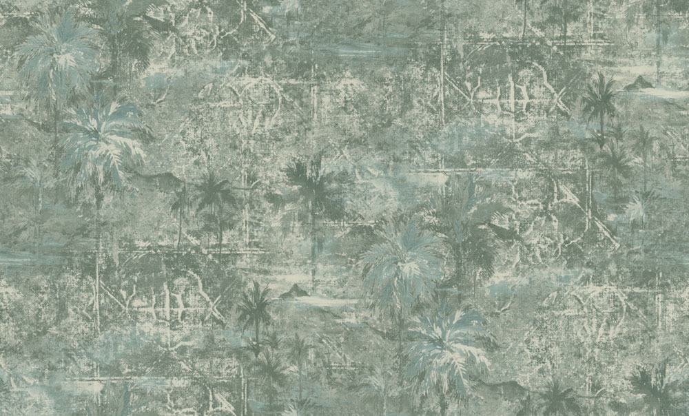 Tapeta, zelená, palmy, 74006, Armonia, Emiliana Parati