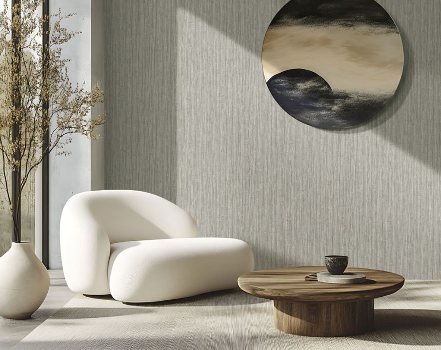 Tapeta, sivá, látková textúra, 74043, Armonia, Emiliana Parati