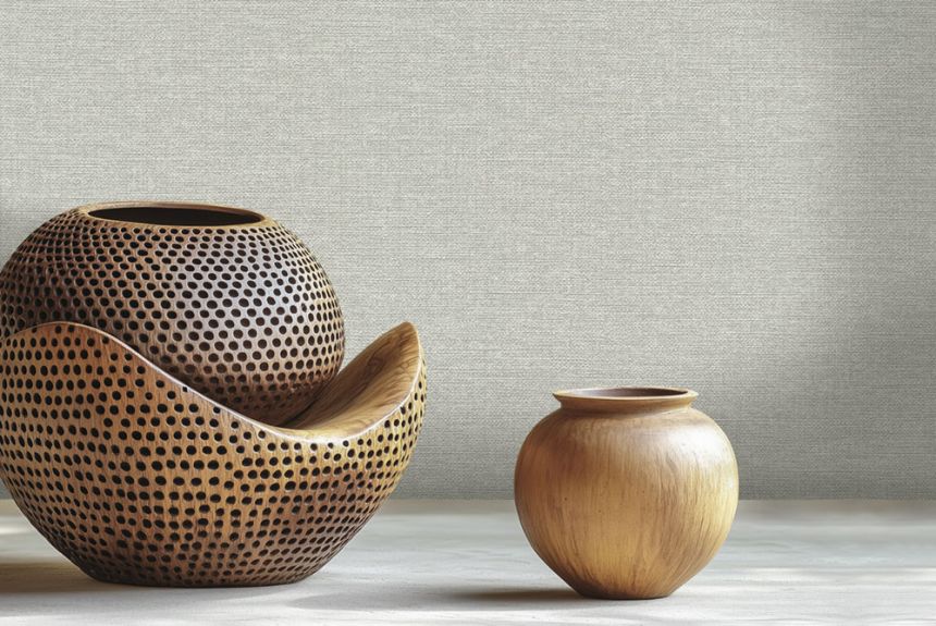 Tapeta, sivobéžová, látková textúra, 74052, Armonia, Emiliana Parati