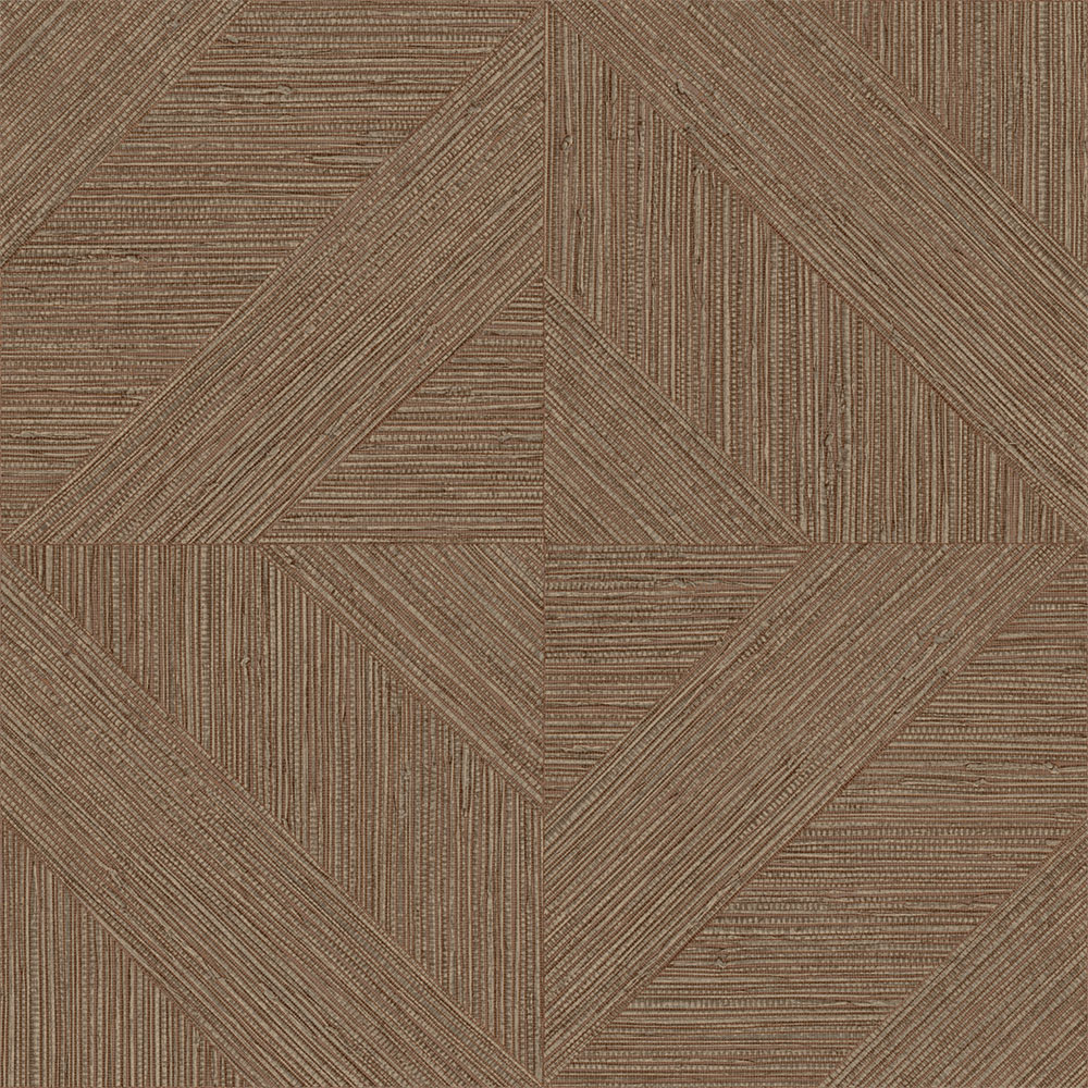 Tapeta, parketový vzor, textúra rohože, hnedá, IM28010, Imani, Decoprint