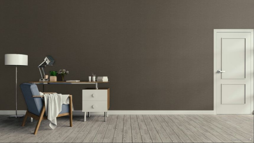 Luxusná tapeta, imitácia rohože, hnedá, strieborná, IM28056, Imani, Decoprint