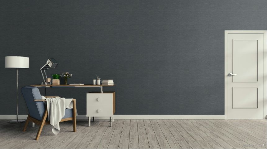 Luxusná tapeta, imitácia rohože, modrá, strieborná, IM28057, Imani, Decoprint
