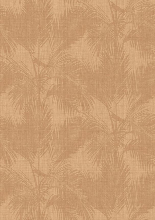 Obrazová tapeta, palmové listy, červená, hnedá, IMD28120, Imani, Decoprint