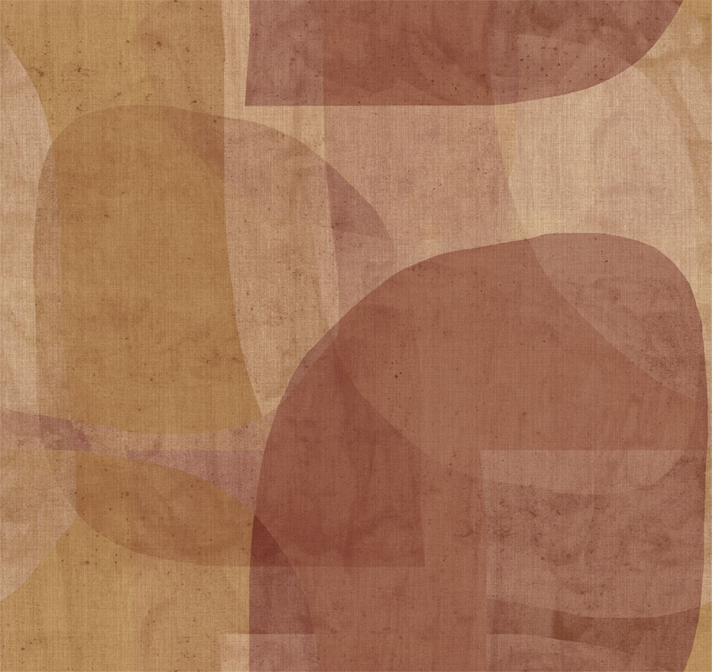 Geometrická obrazová tapeta, hnedá, červená, IMD28132, Imani, Decoprint