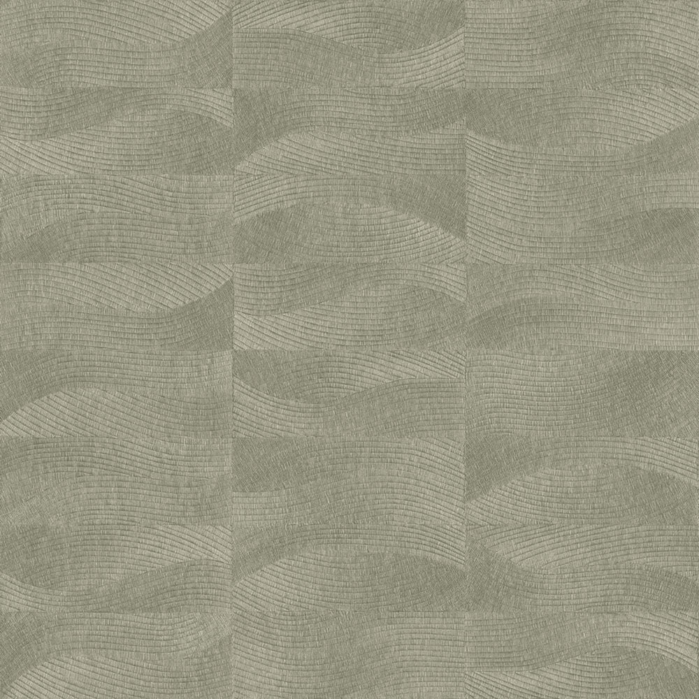 Tapeta, zelená, imitácia výšivky, vlnky, TN29022, Terra Nova, Decoprint