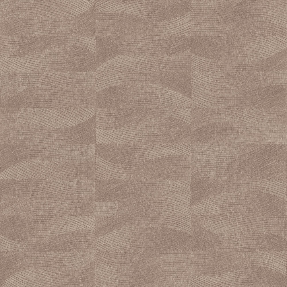 Tapeta, červená, hnedá, imitácia výšivky, vlnky, TN29023, Terra Nova, Decoprint