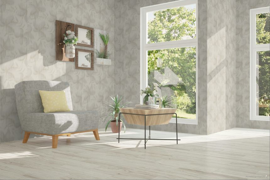 Tapeta, béžová, listy, TN29061, Terra Nova, Decoprint