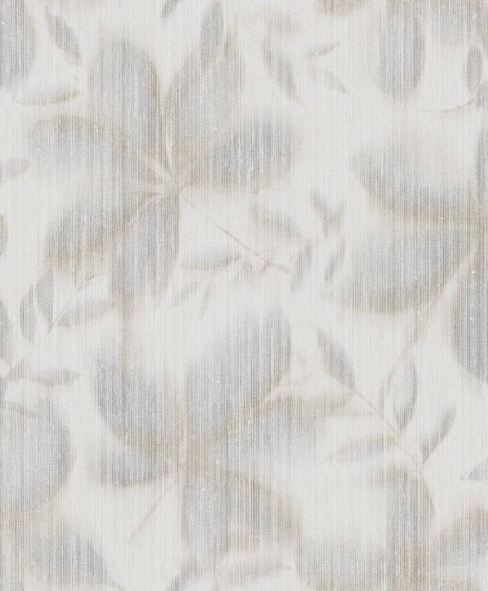 Tapeta, béžová, sivá, listy, TN29062, Terra Nova, Decoprint
