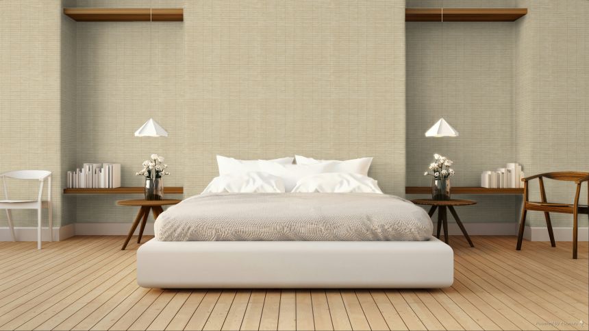 Tapeta, béžová, imitácia rohože, 4470, Momi, Parato by Cristiana Masi