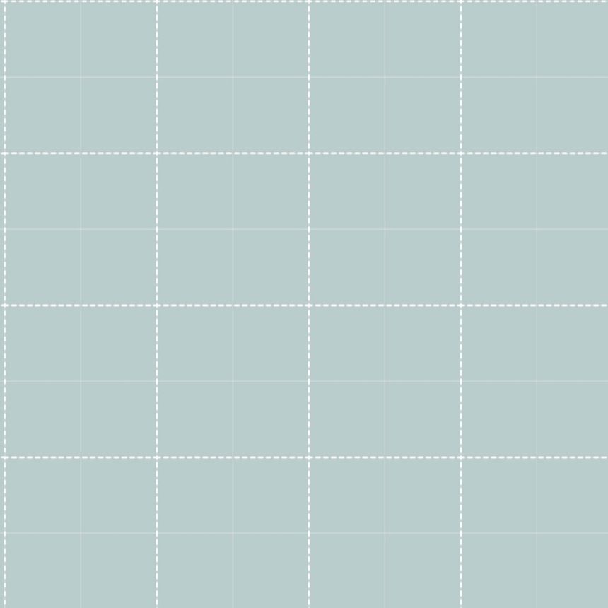 Tapeta, svetlomodrá, biela, káro, 4482, Momi, Parato by Cristiana Masi