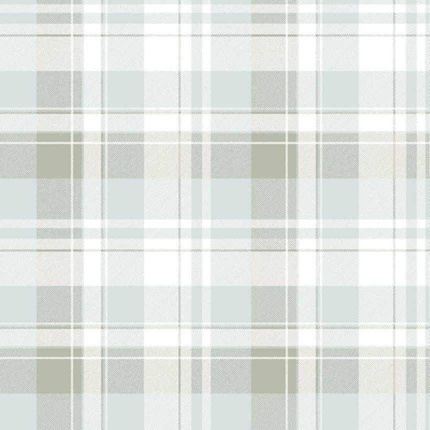 Tapeta, modrá, imitácia károvanej látky, 4492, Momi, Parato by Cristiana Masi