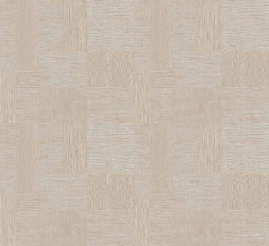Tapeta, béžová, biela, obrazce, TRA202, Traces, Masureel