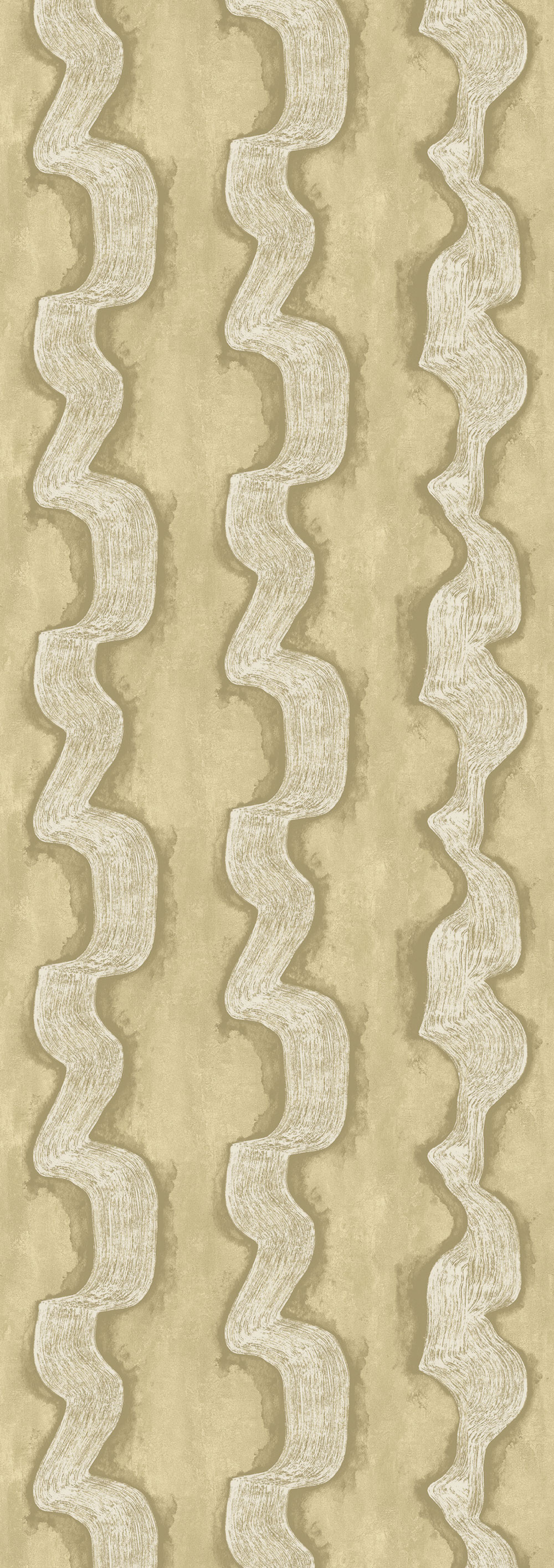 Obrazová tapeta, zlatá, béžová, vlnky, DGTRA303-260, Traces, Masureel
