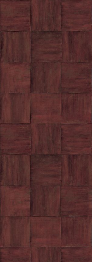 Obrazová tapeta, hnedá, imitácia rohože, DGTRA7013-300, Traces, Masureel