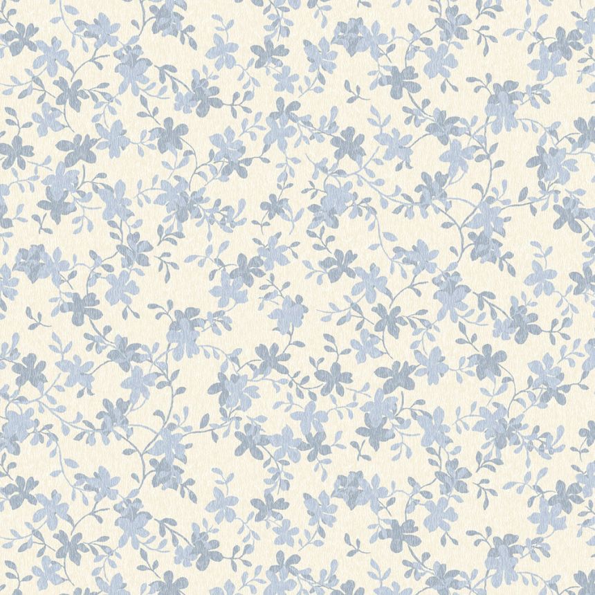 Tapeta, modrá, sivá, lístky, 122744, Laura Ashley 4