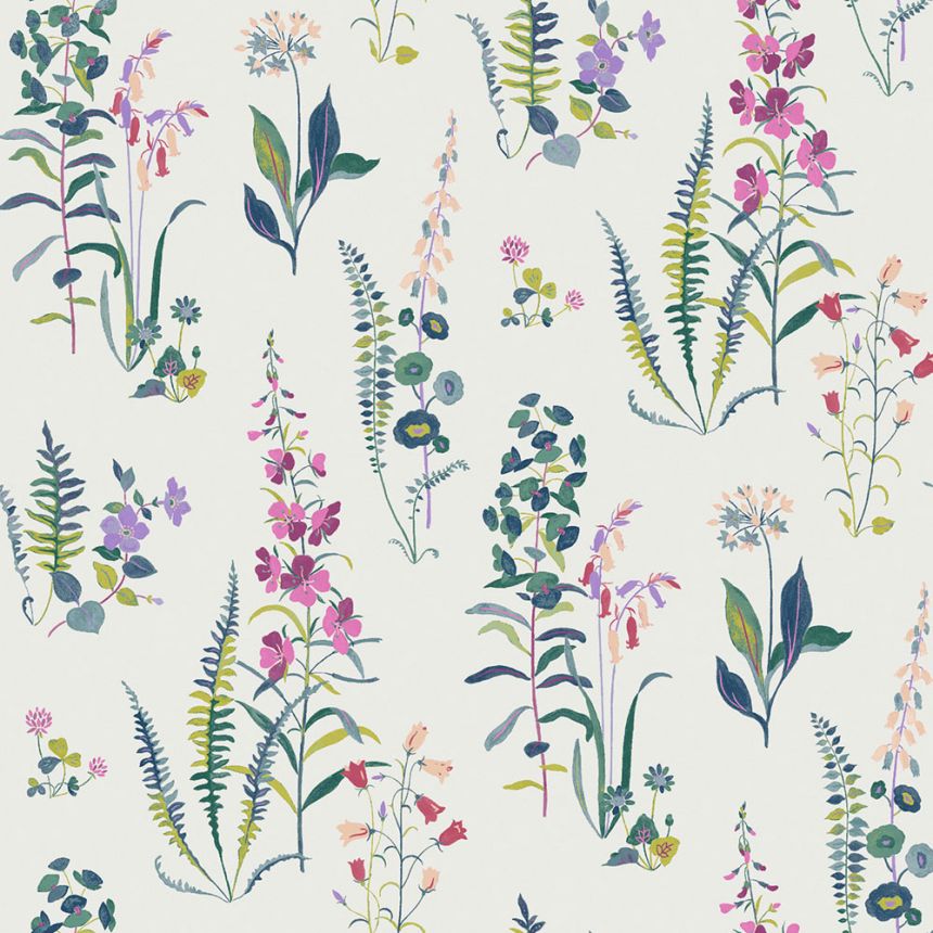 Kvetinová tapeta, ružová, fialová, 127401, Laura Ashley 4