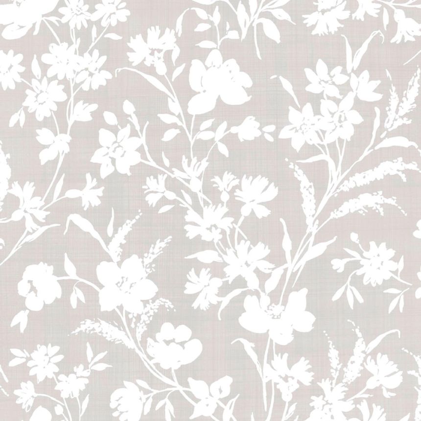 Tapeta, sivá, kvetinový vzor, 130110, Laura Ashley 4