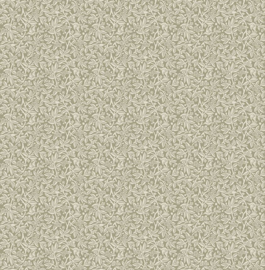 Tapeta, sivá, kvety, vtáky, 140320, Laura Ashley 4