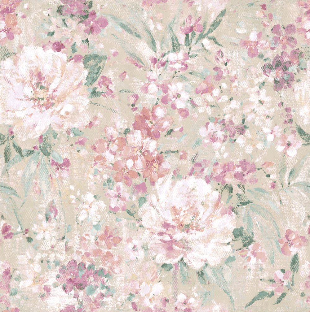 Tapeta, ružová, biela, kvetinový vzor, 140329, Laura Ashley 4