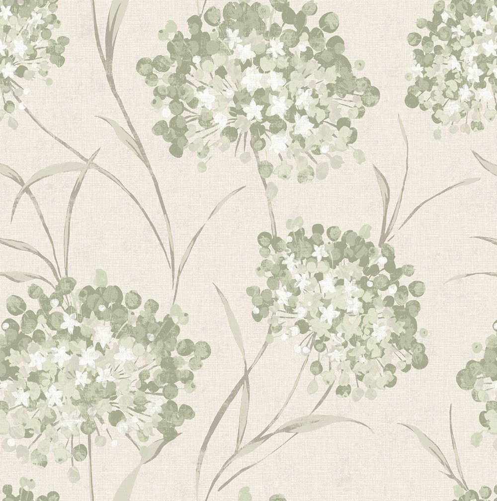 Tapeta, zelená, sivá, kvetinový vzor, 140331, Laura Ashley 4