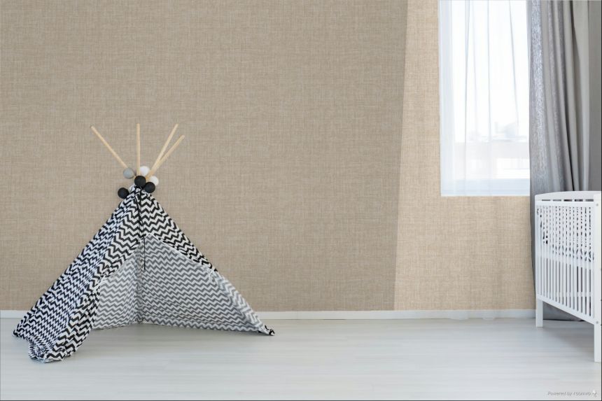 Tapeta, béžová, hnedá, imitácia látky, 6683, Metamorphosis, Pigmenta, Parato by Cristiana Masi