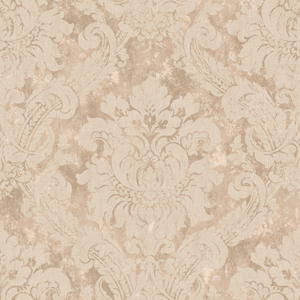 Tapeta, ružová, biela, damaškový vzor, AU41003, Aurelia, Prestige Wallcoverings