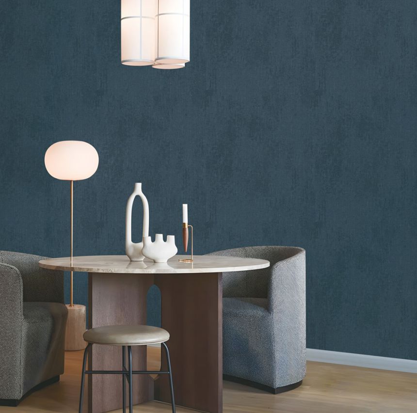 Tapeta, modrá, imitácia látky, AU41304, Aurelia, Prestige Wallcoverings