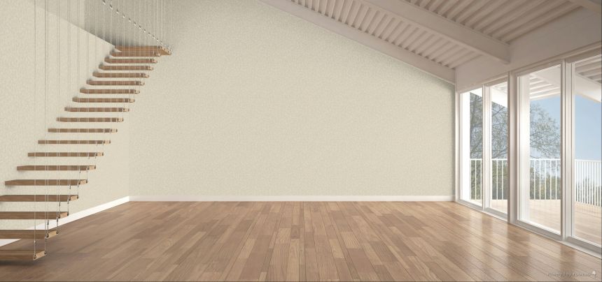 Tapeta, krémová, imitácia kôry stromov, SF1001, Surfaces, Grandeco
