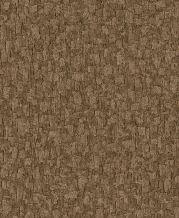 Tapeta, tmavohnedá, imitácia kôry stromov, SF1009, Surfaces, Grandeco