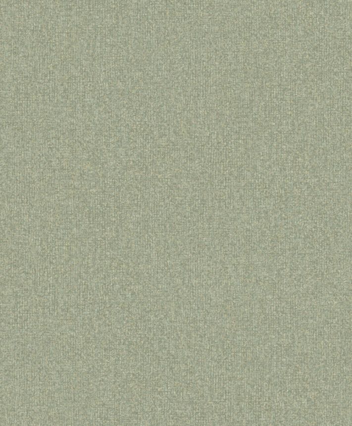 Tapeta, zelená, strieborná, imitácia melírovanej látky, SF1108, Surfaces, Grandeco