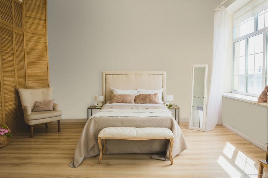 Tapeta, svetlobéžová, imitácia melírovanej látky, SF1113, Surfaces, Grandeco