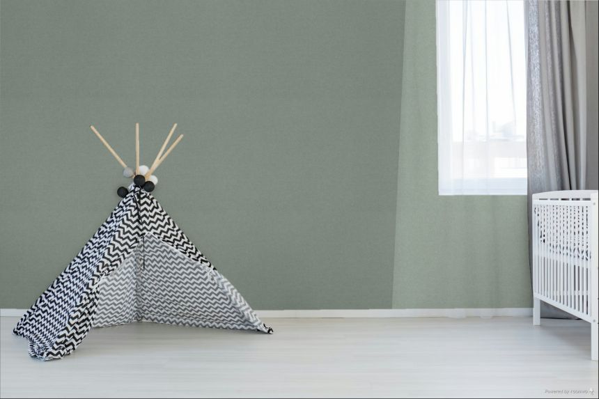 Tapeta, tyrkysová, strieborná, imitácia hrubej látky, SF1212, Surfaces, Grandeco