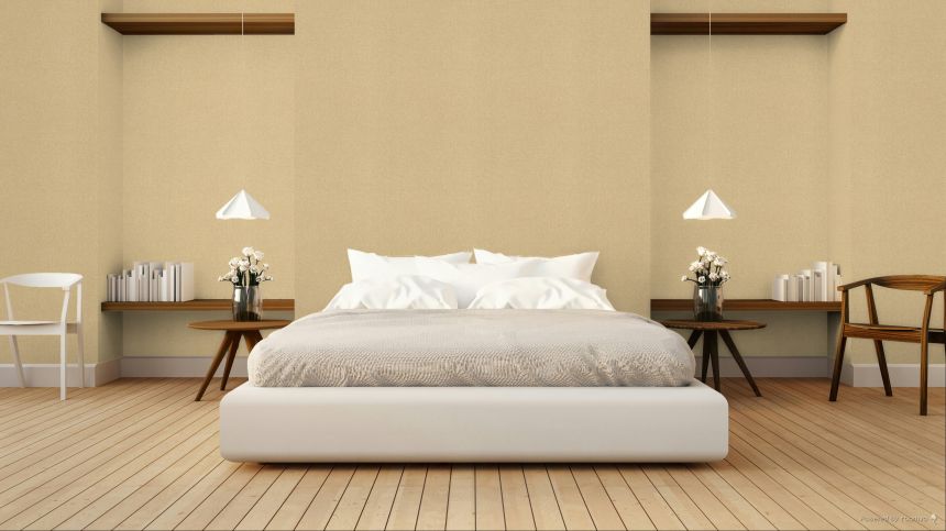 Tapeta, piesková, hnedá, imitácia hrubej látky, SF1215, Surfaces, Grandeco