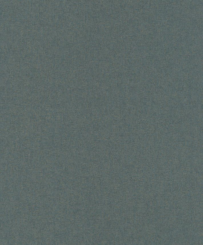 Tapeta, petrolejová, zlatá, imitácia hrubej látky, SF1226, Surfaces, Grandeco
