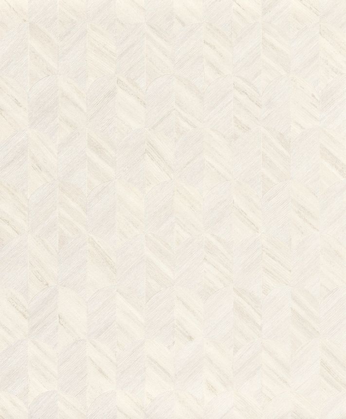 Tapeta, biela, grafická, SF3201, Surfaces, Grandeco