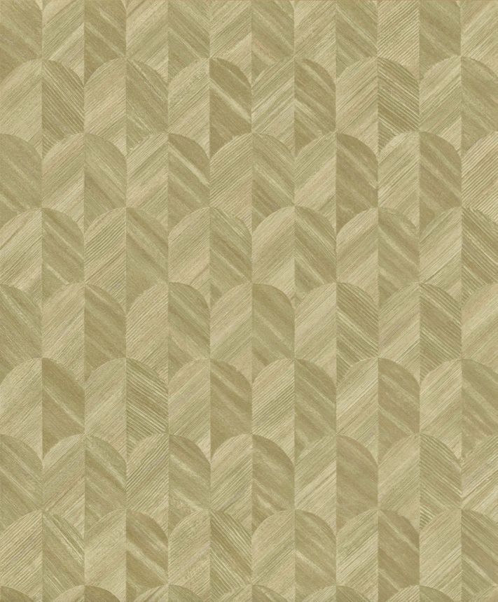 Tapeta, machovo zelená, grafická, SF3205, Surfaces, Grandeco