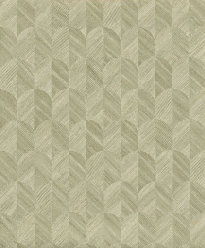 Tapeta, sivo-zelená, grafická, SF3208, Surfaces, Grandeco