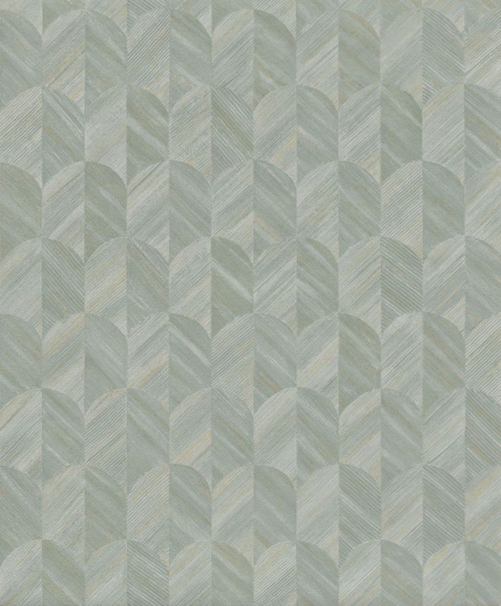 Tapeta, tyrkysová, grafická, SF3212, Surfaces, Grandeco
