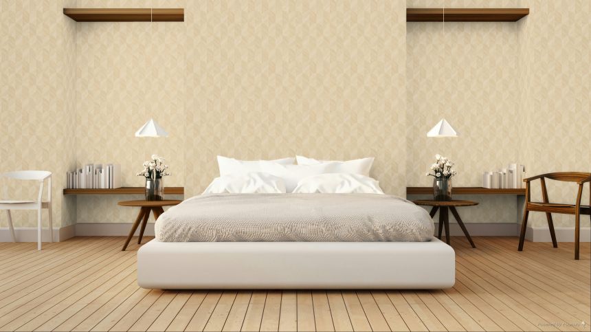 Tapeta, krémová, grafická, SF3217, Surfaces, Grandeco