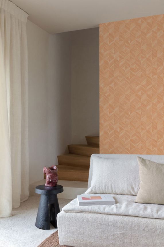 Tapeta, oranžová, grafická, SF3228, Surfaces, Grandeco