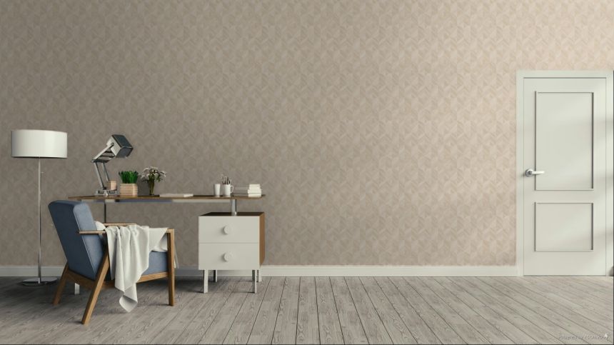 Tapeta, béžová, grafická, SF3233, Surfaces, Grandeco